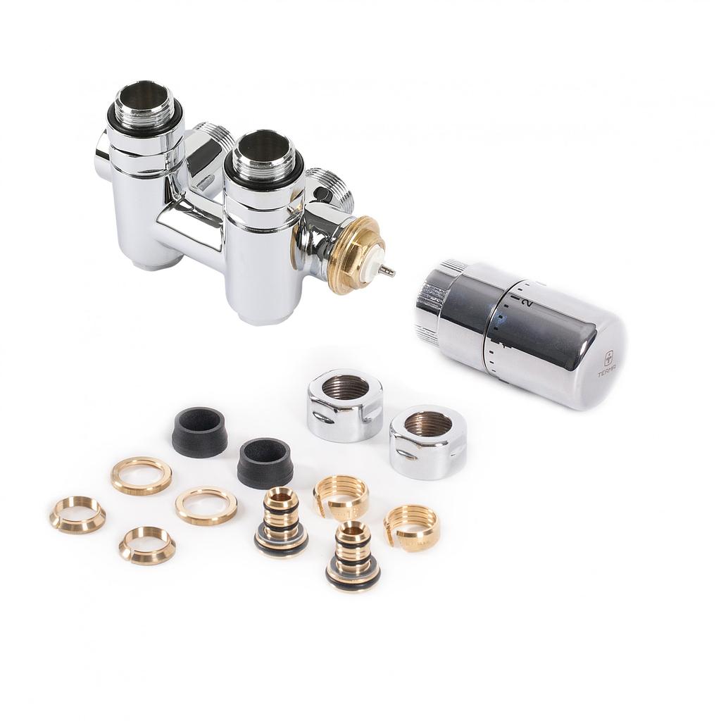ENSEMBLE THERMOSTATIQUE INTEGREE AVEC LE RACCORD EN T